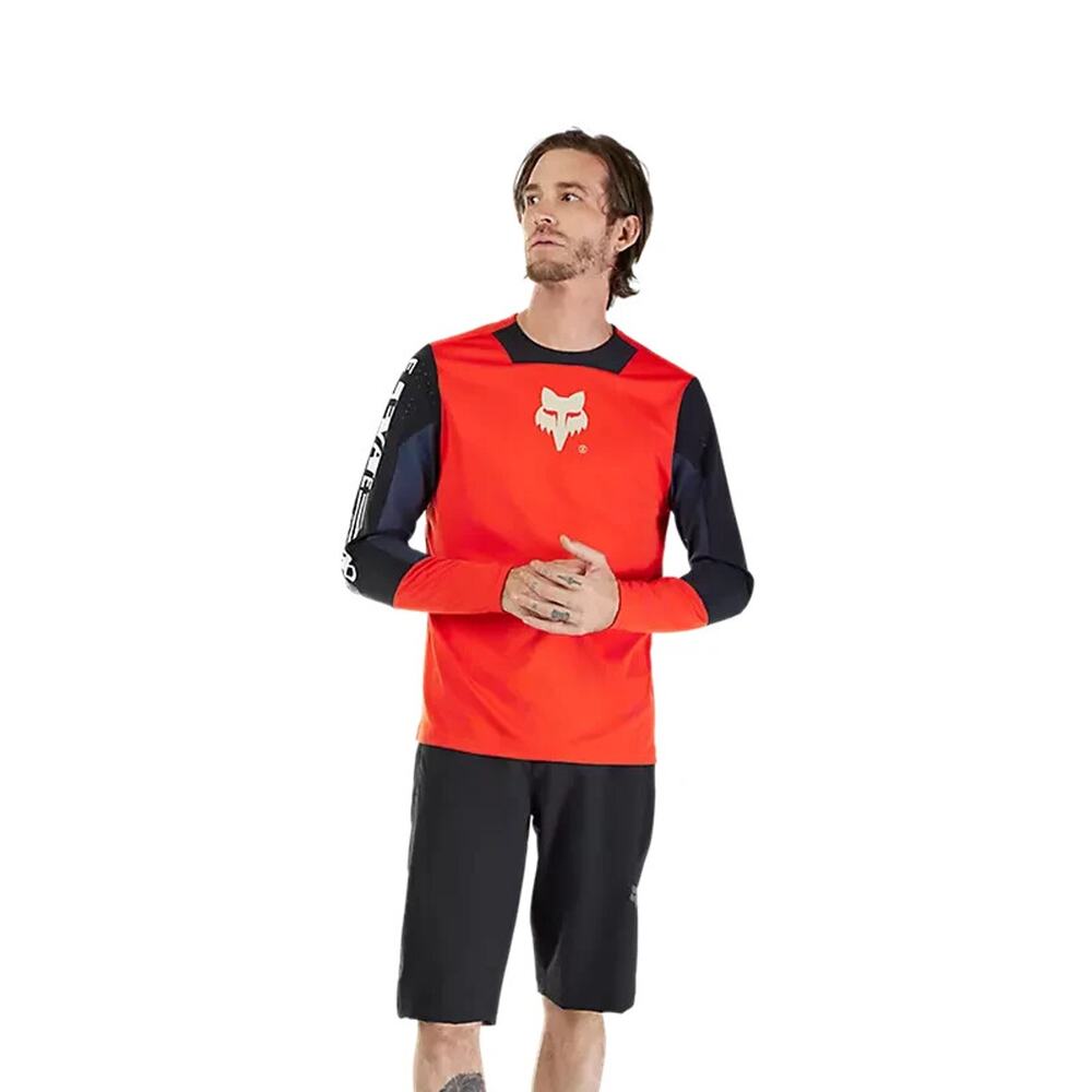 Fox Racing Defend Elevated MTB Long Sleeve Jersey Motocross BMX Mens Medium NWT - Picture 3 of 6